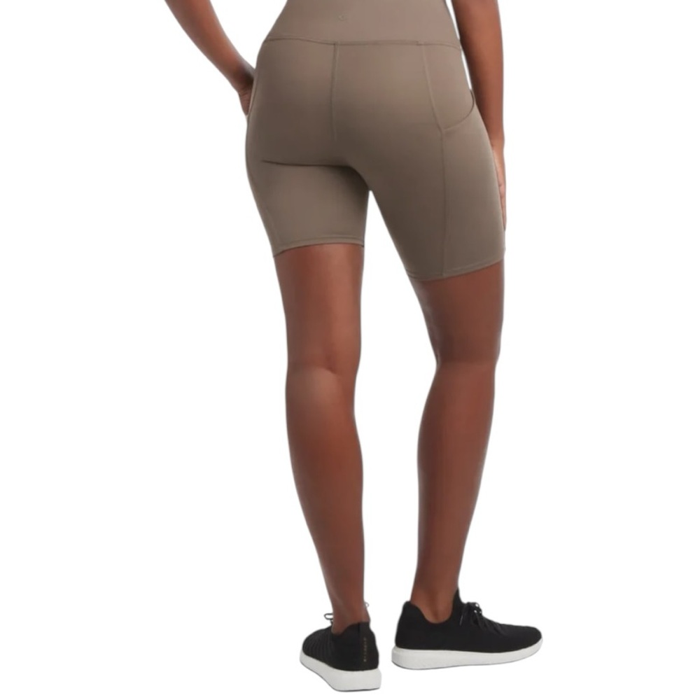 Danskin High Rise Bike Shorts Women’s Small Athletic Workout Fitness Pockets - Picture 3 of 13
